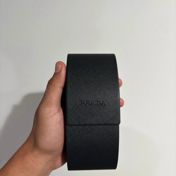 Prada Black Glasses & Cleaning Cloth - Picture 5 of 6